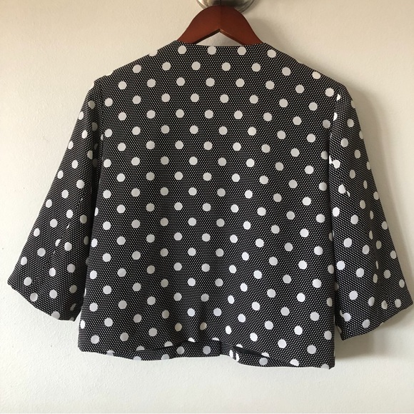 Vintage Polkadot Top Sz S - Picture 2 of 4